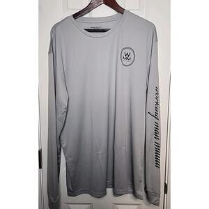Working Man Militia Long Sleeve Tshirt Mens 2XL Gray WMM Graphic Print Lion Soft